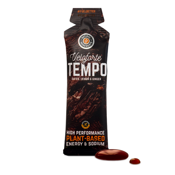 Veloforte Tempo Natural Energy Gel - Date, Lemon & Ginger