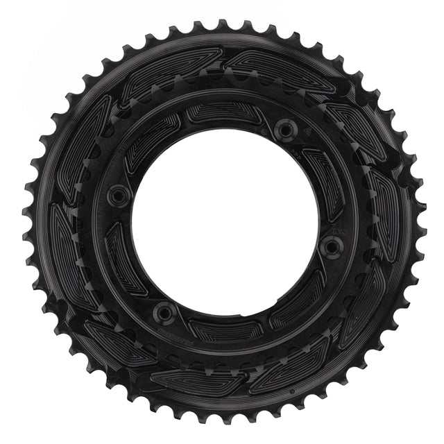 ALUGEAR 2X AERO Chainring Set for SRAM Thread Mount (50-37T)