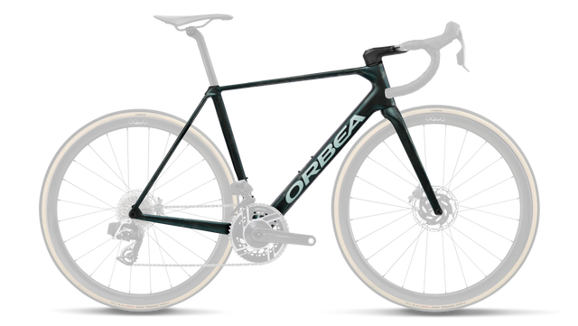 Orca OMR Frameset – Escape Green - Carbon View Matt