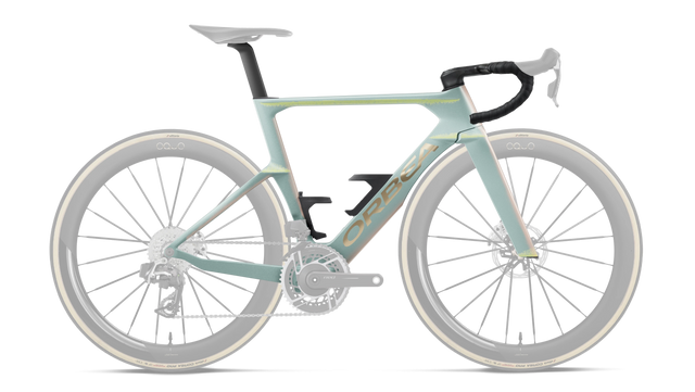 Orca Aero OMX Frameset – Frozen Concrete - Aurora Blaze (Matt)