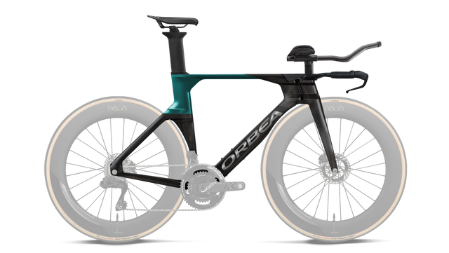 Ordu OMX Frameset – Diamond Carbon View (Matt) - Evasion Green (Gloss)