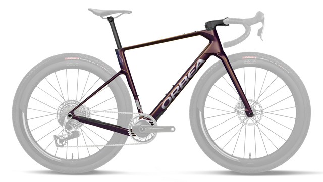 Terra Race OMX Frameset – Sunset Carbon View (Matt)