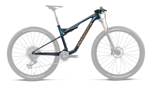 Oiz OMX+IL SL R+K Frameset – Fuel Carbon View - Titan Gold (Gloss)