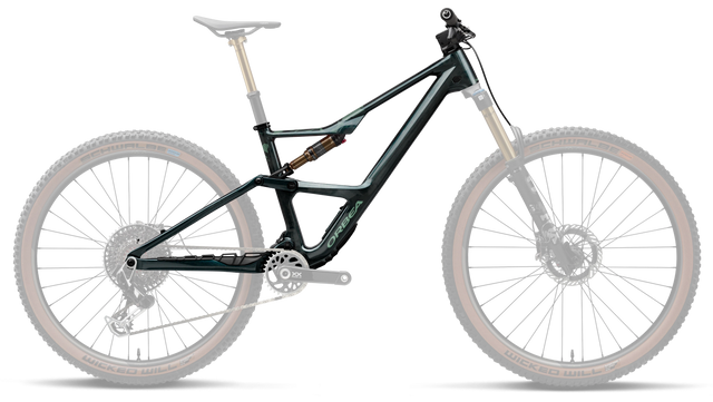Occam OMR SL+IL R+K Frameset – Escape Green - Carbon View Gloss