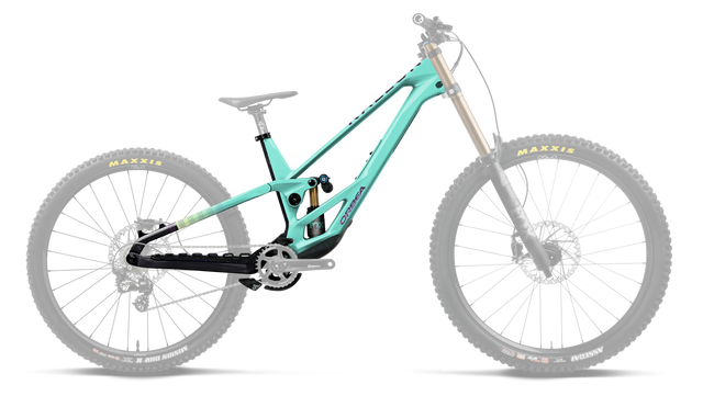 Rallon 450 DH – Aloha Green - Fantasy Purple Carbon View (Gloss)
