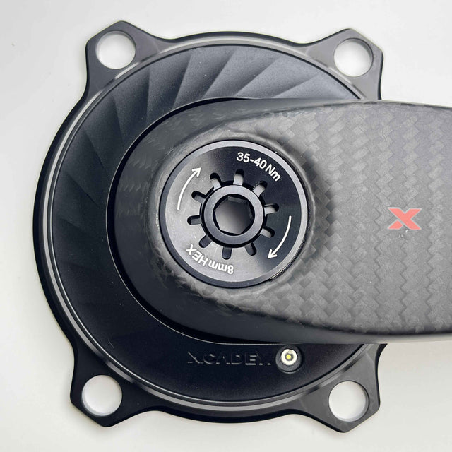 Xcadey Ventus Carbon Crank Arms with XPOWER Power Meter