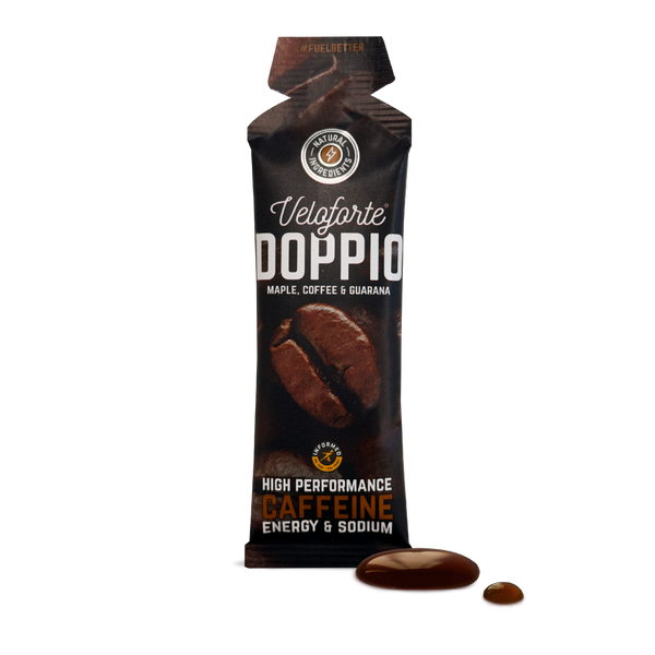 Veloforte Doppio Natural Energy Gel - Maple, Coffee & Guarana with Caffeine