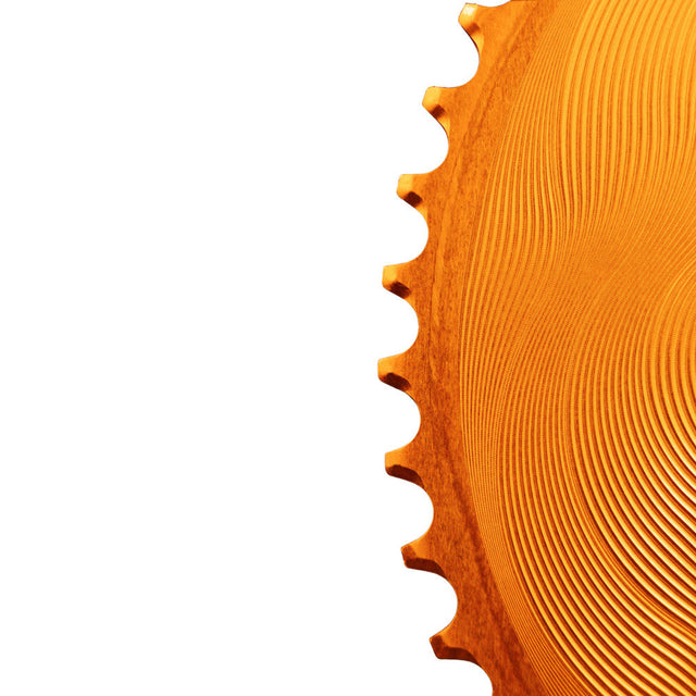 ALUGEAR 2x11 AERO Outer Chainring for Shimano 110 BCD Asymmetric