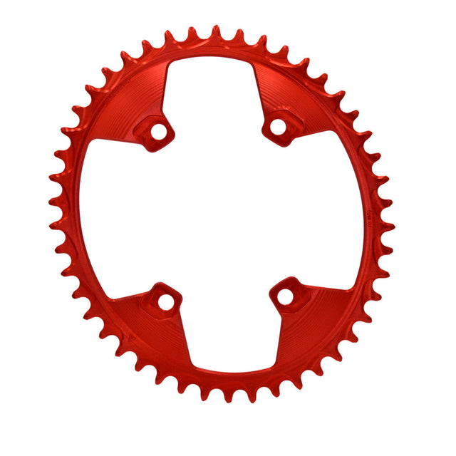 ALUGEAR Oval 1X Chainring for Shimano GRX 110 BCD