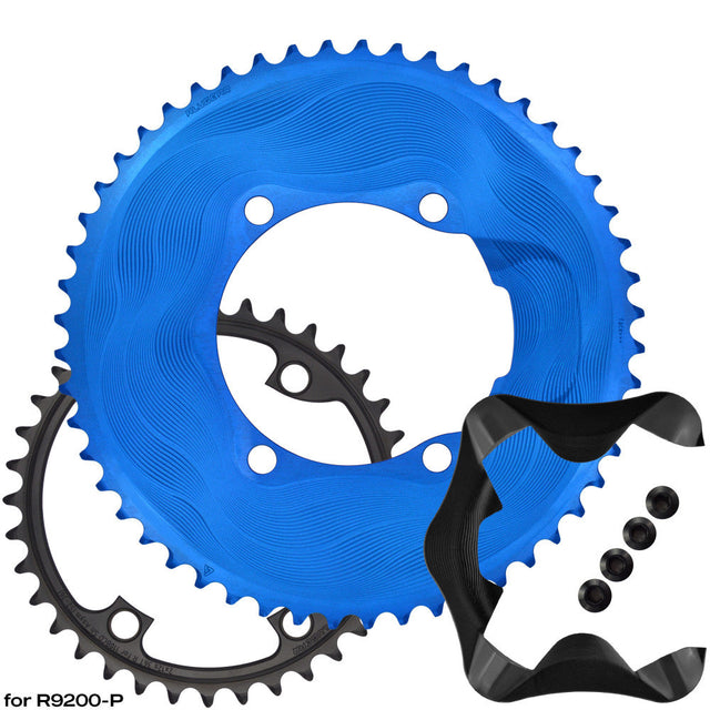 ALUGEAR AERO Upgrade Kit for Shimano Dura-Ace R9200-P Power Meter (2x12)