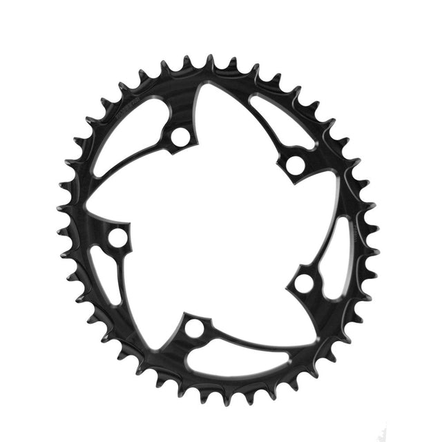 ALUGEAR Oval 1X Chainring for 110 BCD 5-Arm Cranks