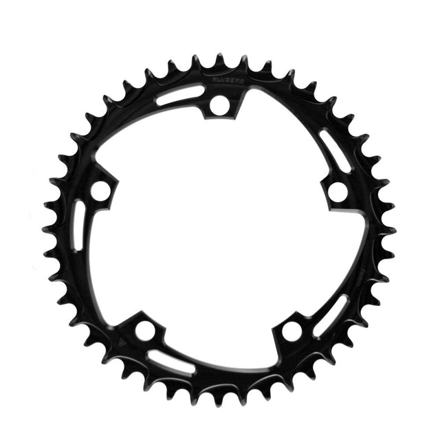 ALUGEAR Round 1X Chainring for 130 BCD 5-Arm Cranks
