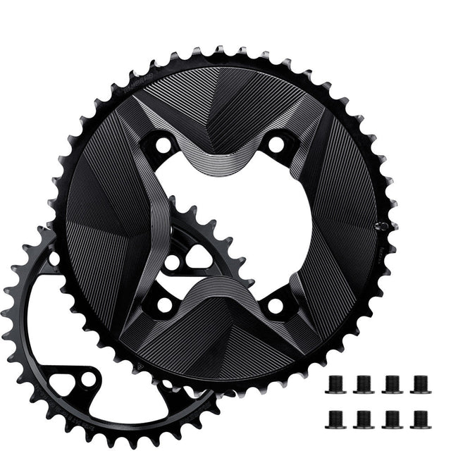 ALUGEAR 2X AERO Chainring Set for Shimano GRX