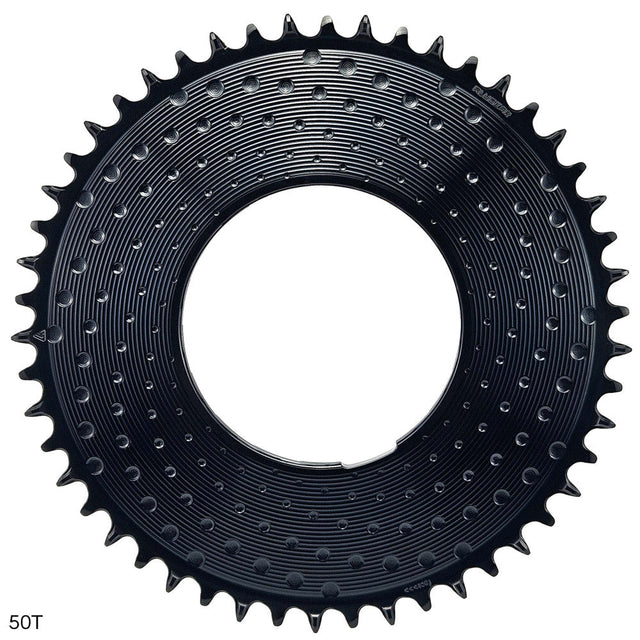 ALUGEAR Round 1X AERO Thread Mount Chainring 6.5mm Offset