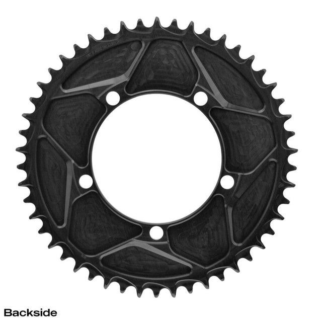 ALUGEAR Round 1X AERO Chainring for 110 BCD 5-Arm Cranks