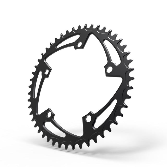 ALUGEAR Round 1X Chainring for 130 BCD 5-Arm Cranks