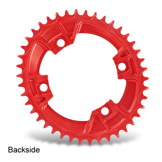 ALUGEAR Oval 1X AERO Chainring for 107 BCD SRAM Asymmetric