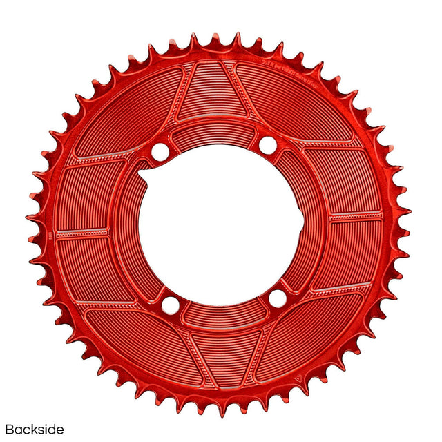 ALUGEAR Round 1X Chainring for Quarq DFour Power Meter
