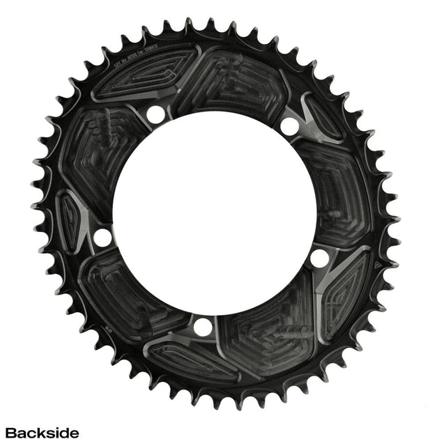ALUGEAR Oval 1X AERO Chainring for 130 BCD 5-Arm Cranks