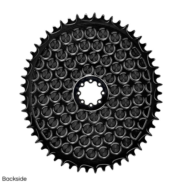 ALUGEAR Oval 1X AERO Golf Ball Chainring for SRAM 8-Bolt Direct Mount