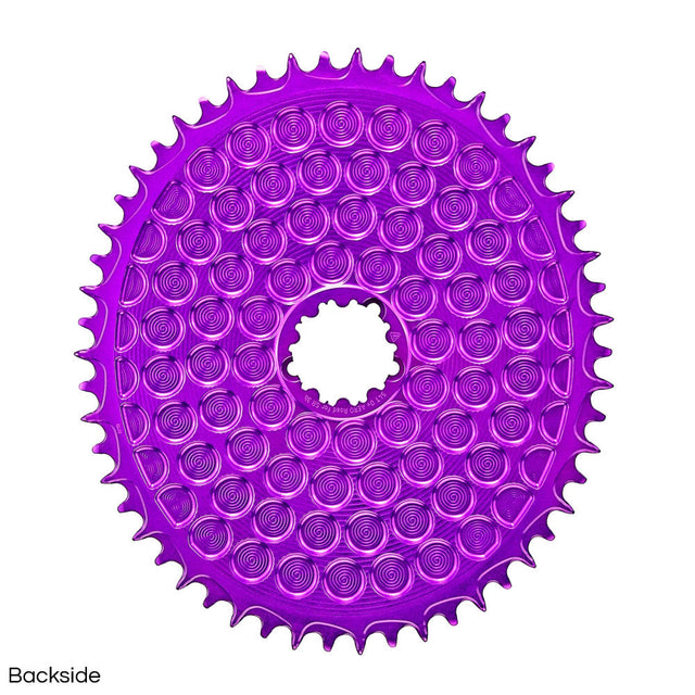 ALUGEAR Oval 1X AERO Golf Ball Chainring for SRAM 3-Bolt Direct Mount