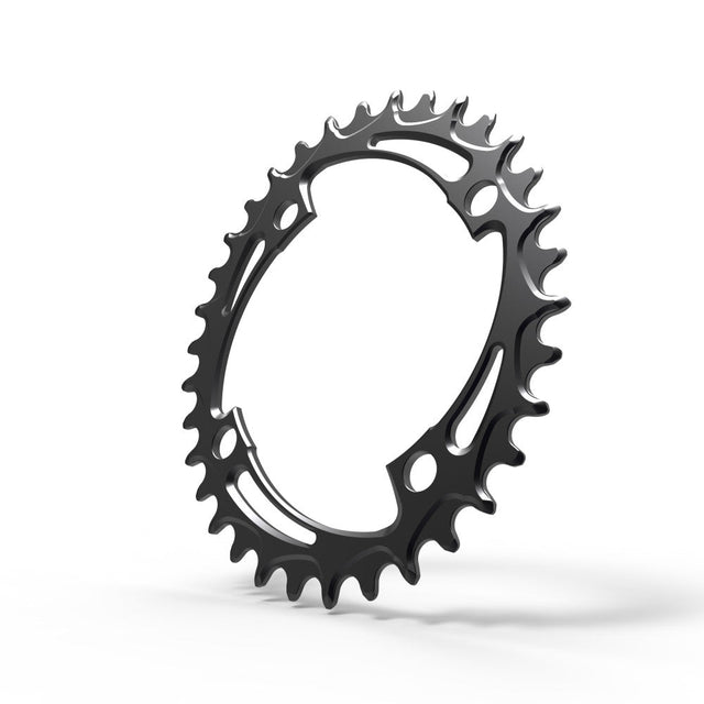 ALUGEAR Oval 1X Chainring for 104 BCD 4-Arm Cranks