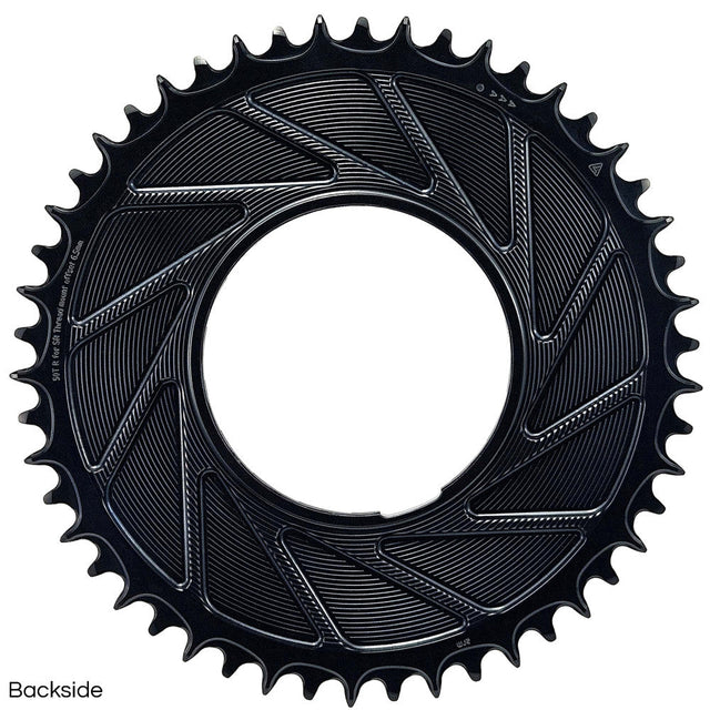 ALUGEAR Round 1X AERO Thread Mount Chainring 6.5mm Offset