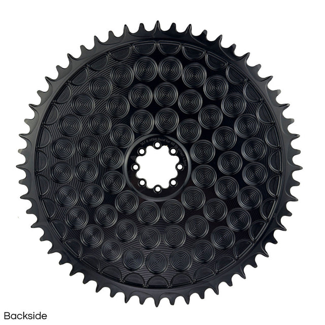 ALUGEAR Round 1X AERO Golf Ball Chainring for SRAM 8-Bolt Direct Mount