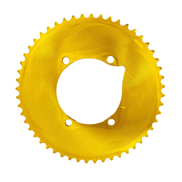 ALUGEAR 2x11 AERO Chainring Set for Shimano 110 BCD Asymmetric