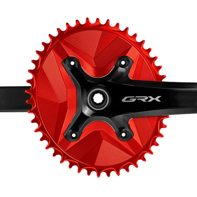 ALUGEAR Oval 1X AERO Chainring for Shimano GRX