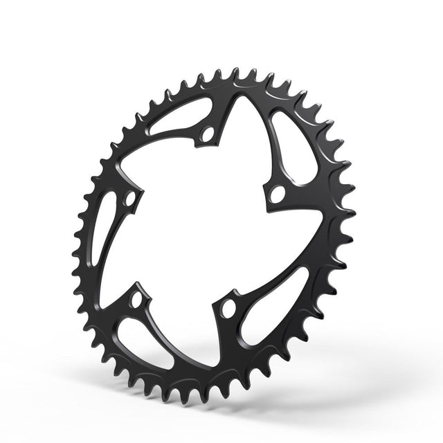 ALUGEAR Round 1X Chainring for 110 BCD 5-Arm Cranks