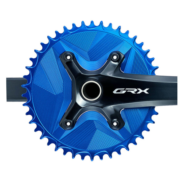 ALUGEAR Round 1X AERO Chainring for Shimano GRX
