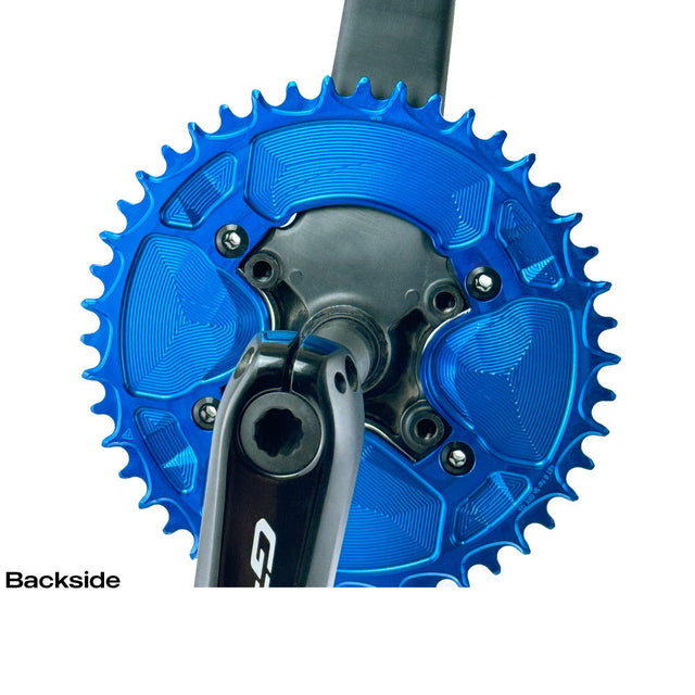 ALUGEAR Round 1X AERO Chainring for Shimano GRX