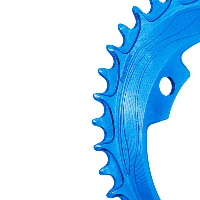 ALUGEAR Round 1X Chainring for 104 BCD 4-Arm Cranks