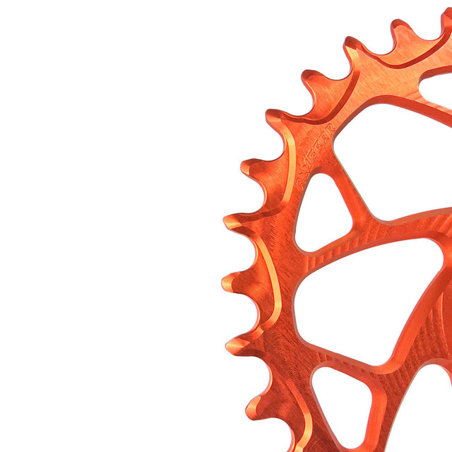 ALUGEAR Oval 1X Chainring for SRAM 3-Bolt Direct Mount