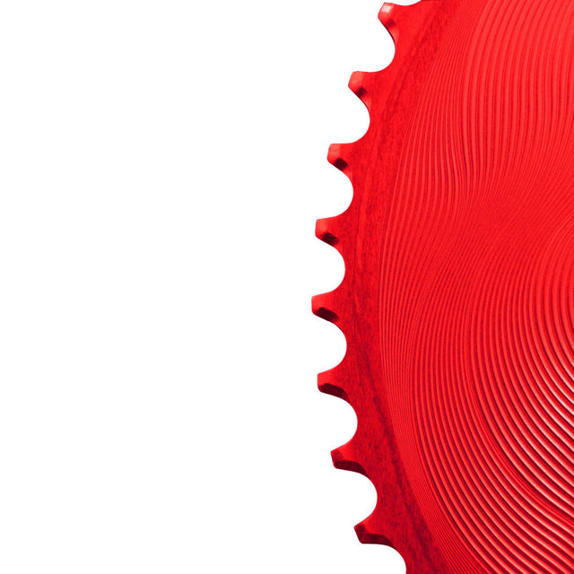 ALUGEAR 2x12 AERO Outer Chainring for Shimano 110 BCD Asymmetric