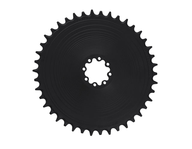 Garbaruk Matte Black AERO Chainring for SRAM 8-Bolt