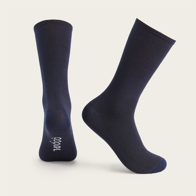 Velocio LUXE Merino Sock in Navy