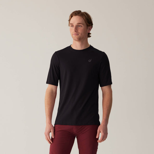 Velocio Men's Delta TRAIL Jersey in Black