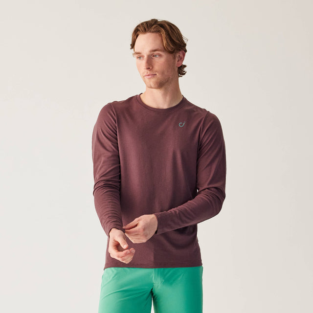 Velocio Men's Delta TRAIL Long Sleeve in Huckleberry