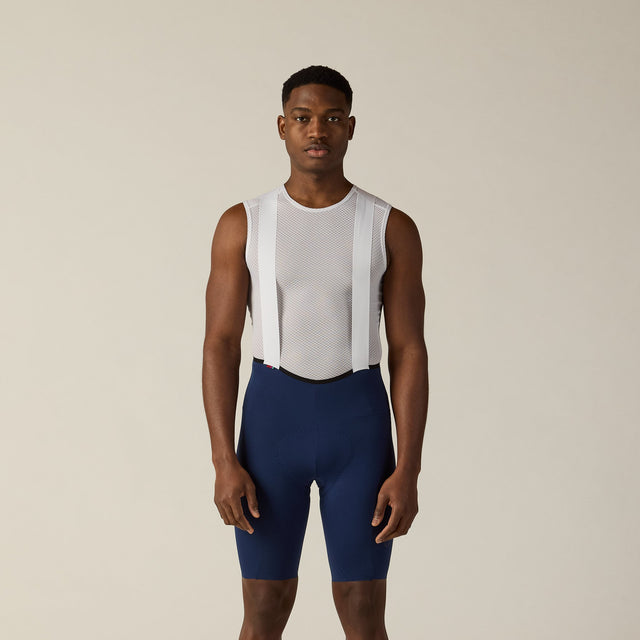 Velocio Men's LUXE Bib Short in Navy
