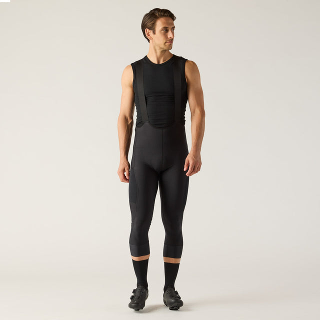 Velocio Men's LUXE Thermal 3/4 Bib Tight (Past Season) in Black
