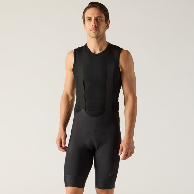 Velocio Men's LUXE Thermal Bib Short in Black