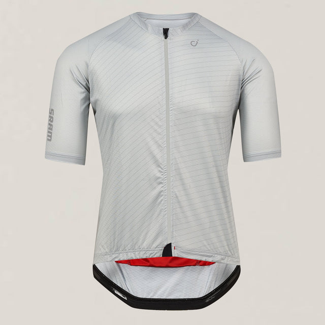 Velocio Men's SRAM ONE Jersey in Light Grey