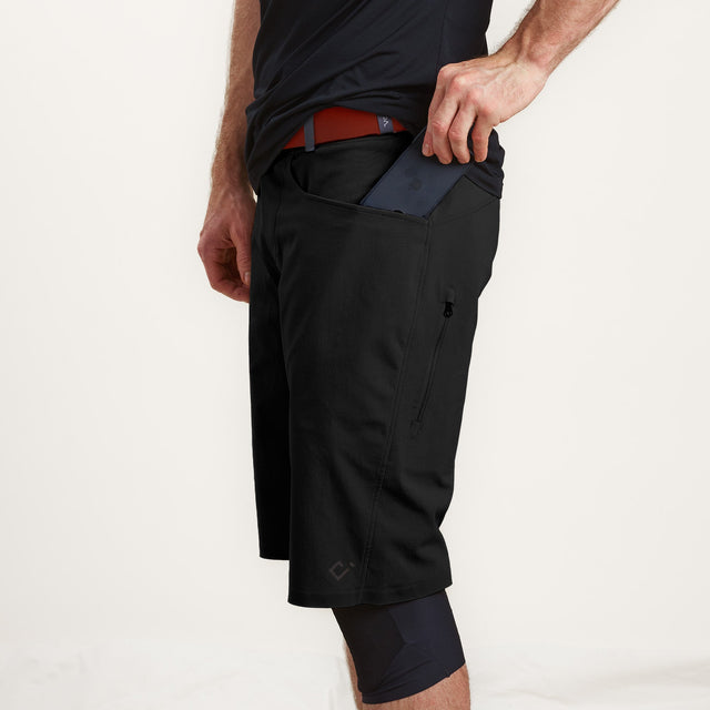 Velocio Men's TRAIL Access Short (Past Season) in Black