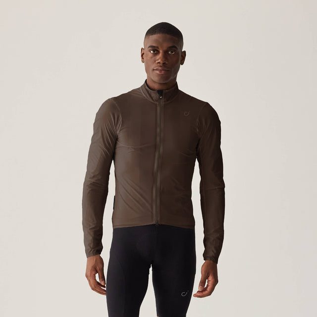 Velocio Men's LUXE Ultralight Jacket in Black Olive