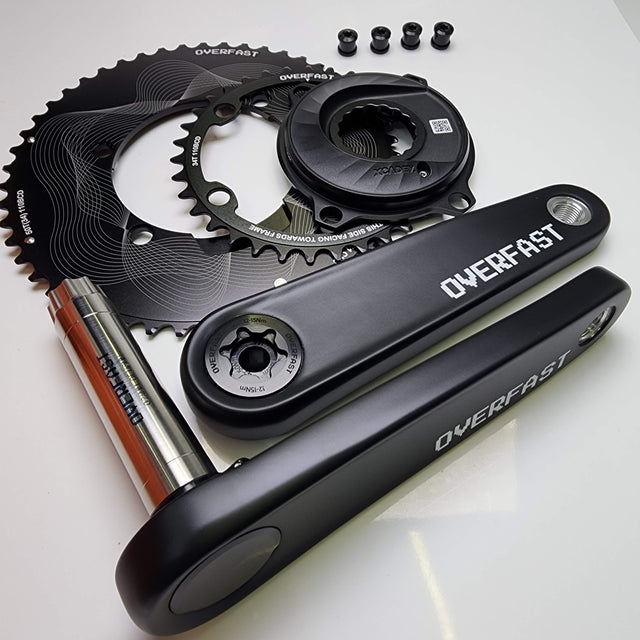 Overfast VELA Crankset with Xcadey Gen2 Power Meter
