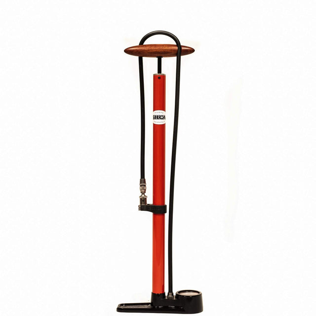 Silca Pista Floor Pump - Red