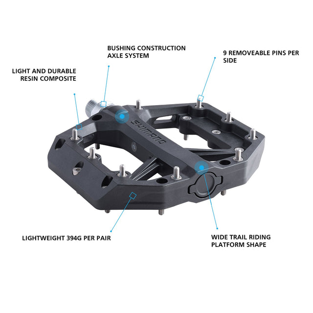 Shimano PD-GR400 MTB Flat Pedals