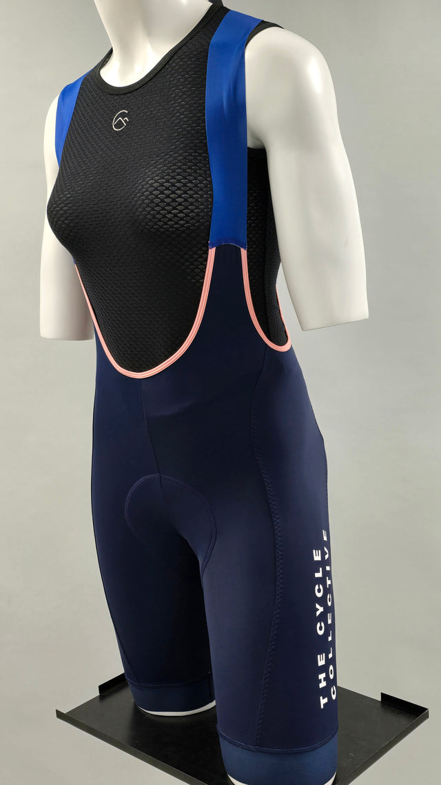 WOMENS ICON BIB SHORTS NAVY